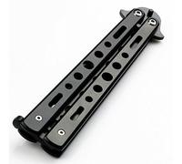 TFXWERWS Herramienta de entrenamiento de mariposa plegable de acero inoxidable útil negro