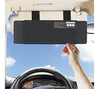 TFY - Extensor de Visera para Coche, Parabrisas y Parabrisas Lateral, Protege del deslumbramiento Solar y los Rayos UV, Ajuste Universal para la mayoría de los Coches, 1 Pieza (Negro)