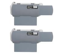 TFY Extensor de Visera Solar para Parabrisas y Ventana Lateral, Parasol, antirreflejos y Bloqueador de Rayos UV para Conductor y Pasajero, 2 Piezas (Gris)