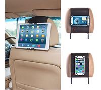 TFY Soporte para Reposacabezas de Coche para Teléfonos Inteligentes y Tablets-Fire phone iPhone 14 Pro Max / 13 Pro / 12 / 11 / 8 Plus - iPad & Galaxy S23 S22 / HTC / Butterfly / One (Max & Mini)