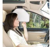 TFY Visera Solar para Ventana Lateral para manijas de Techo de Coche, Bloqueo Solar y Calor para Conductor o Pasajero, Reduce el deslumbramiento de la Ventana Lateral, fácil instalación y