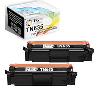 TG Imaging Cartucho de tóner negro compatible TN635 de repuesto para Brother TN-635 TN635BK TN635XL para impresoras HL-L8430CDW L8430CDWT L8570CDW MFC-L8730CDW L8930CDW L8970CDW MFC-EX575 (paquete de