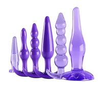 TG-Juego De Silicona Flexible Transparente De 6 Formas Diferentes para Jugar ậḿậl Plṹg tậpṑn ậnậl ậnậlṧ bṹtt plậy plṹgṧ ậnậlplṹg ậnậleṧ bṹttplṹgṧ pṝinḉipiậnteṧ ḿetậl