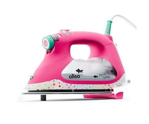 TG1600 Pro Plus SmartIron con elevación automática - para planchado de ropa, costura, acolchado y manualidades | Plancha de vapor Diamond Ceramic-Flow con suela, Tula Pink