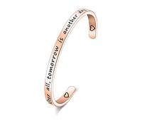 TGBJE After All Tomorrow is Another Day brazalete inspirado en Gone with The Wind Scarlett O'Hara cita de joyería famosa película inspiradora cita