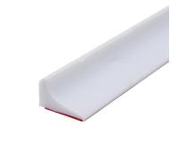 TGDGFKIAS Barrera de Agua para Ducha Barrera de Suelo, Tira Flexible for encimera de Cocina, Barrera contra inundaciones for Ducha de baño(White,80cm)