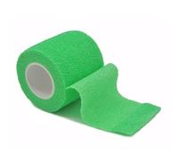 TGDGFKIAS Cinta Adhesiva para Vendajes, Venda autoadhesiva de 4,8 m, Varios tamaños Multicolores, Rodilla, Dedo, Tobillo, Palma, Hombro(Bright Green,7.5cm X 4.8m)