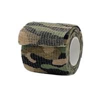 TGDGFKIAS Cinta Adhesiva para Vendajes, Venda autoadhesiva de Camuflaje 4,8 m for Tobillo Deportivo con Dedo en la Rodilla, Varios tamaños(Wetland Camouflage,2.5cmx4.8m)