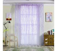 TGDGFKIAS Cortinas, Cortina divisoria de Cuentas Multicolor 210x95 cm(Purple)