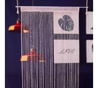 TGDGFKIAS Cortinas, Cortina divisoria for Puerta con borlas de Hilo de Cuentas de Cristal, 1 x 2 m, Multicolor(Roze)