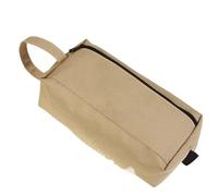 TGDGFKIAS Estuche para lápices de gran capacidad, Estuche con cremallera for lápices, 2 unidades, gran capacidad, for útiles escolares, papelería escolar.(Khaki)