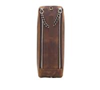 TGDGFKIAS Estuche para lápices de gran capacidad, Estuche de cuero con cremallera for lápices, estilo vintage, creativo, for la escuela, gran capacidad.