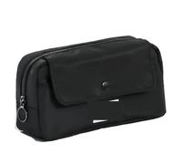 TGDGFKIAS Estuche para lápices de gran capacidad, Estuche de lápices Simplicity de 2 piezas for estudiantes, bolsa for bolígrafos de color sólido for escuelas(Schwarz)