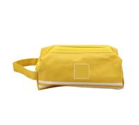 TGDGFKIAS Estuche para lápices de gran capacidad, Estuche portátil de doble capa de tela Oxford con doble cremallera for la escuela, 2 unidades(Giallo)