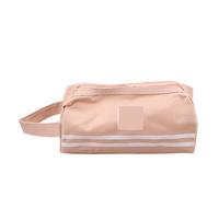 TGDGFKIAS Estuche para lápices de gran capacidad, Estuche portátil de doble capa de tela Oxford con doble cremallera for la escuela, 2 unidades(Roze)