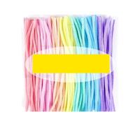 TGDGFKIAS Limpiadores de pipas para manualidades, Limpiadores de tuberías Alambre chenilla Multicolor 100-1000 PCS for manualidades DIY(Color01,500PCS)
