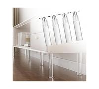 TGDGFKIAS Patas de acrílico para Muebles, Patas acrílicas for Muebles, Paquete de 4, Altura Ajustable Transparente, 8-40cm(Height 10cm)