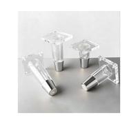 TGDGFKIAS Patas de acrílico para Muebles, Pies De Muebles Acrílico Paquete 4 Transparente 8-15cm(Transparent B X 4pcs,Height 8cm)