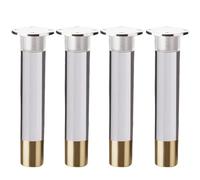 TGDGFKIAS Patas de acrílico para Muebles, Pies y Patas de Muebles acrílicos, Paquete 4, Altura Transparente, 8-40cm(Transparent B X 4pcs,Height 28cm)