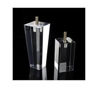 TGDGFKIAS Patas de acrílico para Muebles, Pies y Patas de Muebles acrílicos, Transparentes, Varios tamaños, Paquete 4(6 * 10cm)