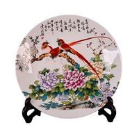TGDGFKIAS Placa decorativa cerámica platos colgantes, Decoración de cerámica y porcelana de 20 cm