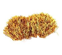 TGDGFKIAS Pompones para animadoras, Pompones de Animadora, Accesorios for Mujer, for Bailar a Mano, Multicolor, Varios Tipos, 1 Unidad(Gold,Handle Type)