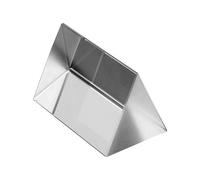 TGDGFKIAS Prisma Triangular, Prisma Triangular De Vidrio for Estudiantes Física, Espectro Luz Refractada, Tamaños Múltiples(25 x 50mm)