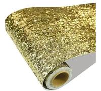 TGDGFKIAS Strass de resina con purpurina, Tiras de colores DIY, rollo lentejuelas decorativas multicolores, líneas muebles, marco fotos, embalaje(Gold)