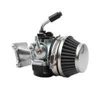 TGFCRUH Carb Carburador Moto Carburador De Motocicleta 37 49 50Cc Carburador Refrigerado por Agua De 2 Tiempos con Filtro De Aire De Tubo De Entrada, Accesorios para Moto Dirt Bike ATV