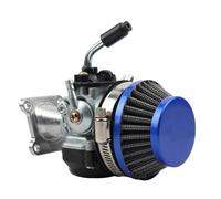 TGFCRUH Carb Carburador Moto Carburador De Motocicleta 37 49 50Cc Carburador Refrigerado por Agua De 2 Tiempos con Filtro De Aire De Tubo De Entrada, Accesorios para Moto Dirt Bike ATV