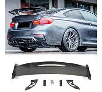 TGFOF Alerón Trasero de Fibra de Carbono Adecuado para BMW Coupe M3 M4 M2 F30 F80 F82 E90 E46 E92 Factory Outlet CF Spoiler de Tapa de Maletero Trasero Estilo de Coche