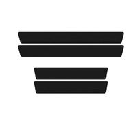 TgGreat Protector De Umbral De Puerta De Coche para Discovery Sport, Fibra De Carbono Protector De Puerta Coche Pegatina De Umbral De Puerta Accesorios Interior,A-4pcs