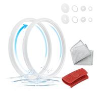 TGHongKy 2 Juegos Anillo de Sellado para GM Junta de Silicona Sellado para GM 5L/6L Goma Olla Anillo de Sellado 22CM Juntas Recambio para Olla Accesorios XX