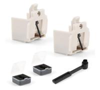 TGHongKy 2 Piezas Aguja de Recambio para Audio-Technica ATN3600LC Aguja Reemplazo Tocadiscos de Vinilo Accesorios con Cepillo de Limpieza