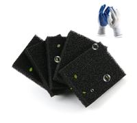 TGHongKy 2 x 30ppi Filtro de Esponja de Carbón para SOG Sistemas 517 000 1 128×99×22mm Filtro de Carbón Activo para Thetford Caravanas, Caravanas Inodoros Kits