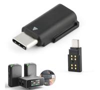 TGHongKy Adaptador de Receptor para dji Mic Interfaz Tipo C para dji Mic Interfaz USB-C Receptor de micrófono Se Puede conectar a teléfonos computadoras para Transmisión de Datos Conectar y Usar
