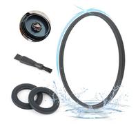 TGHongKy Junta de Tapa de Bol para Monsieur Cuisine Plus Junta de Silicona para Monsieur Cuisine Plus Robot De Cocina Accesorio Sella Bien Viene con Junta De Sellado De Cuchilla y Cepillo De Limpieza