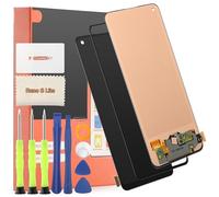 TGHongKy Pantalla para OPPO Reno 8 Lite Pantalla Reemplazo para OPPO Reno 8 Lite CPH2343 Pantalla Táctil LCD Reemplazo Pantalla Táctil Digitalizador Asamblea de Reemplazo con Herramientas - [Negro]