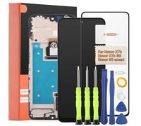 TGHongKy Pantalla Táctil LCD para Honor X7b /X7b 5G Pantalla Reemplazo para Honor 90 Smart Pantalla Táctil Digitalizador Asamblea con Herramientas de Reparación - [Negro con Marco]