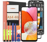 TGHongKy Pantalla Táctil LCD para Samsung Galaxy A14 4G SM-A145P Pantalla Reemplazo para Samsung Galaxy A14 4G SM-A145R Pantalla Táctil Digitalizador Asamblea con Herramientas de Reparación - [Negro]