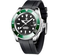 TGIS Pagani Design PD-1661 - Reloj automático de 40 mm para hombre, lente de zafiro sintético, resistente al agua, Correa