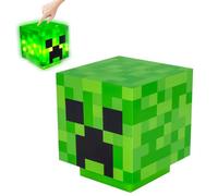 TGKYK Creeper Luz Nocturna, 11 cm Lámpara 3D con Sonidos de Zombis, Recargables Lámparas para Juegos, Regalo para Gamers Decoracion Habitacion, Verde