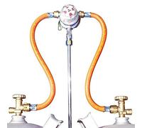 TGO Sistema de conmutación de Suministro de Gas, 30 mbar, válvula de Prueba + 2 HD-SCHL. 10 mm