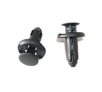 TGPGZHZFNA 50Pcs 8mm Auto Bumper Fastener For Toyota Nissan Plastic Rivet Retainer Push Engine Cover Fender Car Door Trim Panel Clips Sujetadores y Clips para automoción