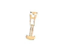 TGPGZHZFNA Cierre desplegable de acero inoxidable 316L for Omega de 16 mm, 18 mm y 20 mm, color plata, dorado, rosa y negro. Cierre de reloj(Rose Gold Style 2,18mm)