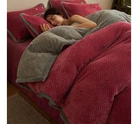 TGPOLI Relleno Nordico Cama 150 Invierno,Funda De EdredóN 220x240 Floral,Forro Polar De Coral De Invierno MáS Funda De EdredóN De Terciopelo, Ropa De Cama, Manta, Madre E Hija