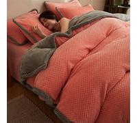 TGPOLI Sabana Bajera 180x200,Funda De EdredóN De Forro Polar,Forro Polar De Coral De Invierno MáS Funda De EdredóN De Terciopelo, Ropa De Cama, Manta, Madre E Hija
