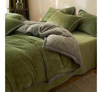 TGPOLI Sabanas Coralina 180,Juego De Sabanas 150x190,Forro Polar De Coral De Invierno MáS Funda De EdredóN De Terciopelo, Ropa De Cama, Manta, Madre E Hija