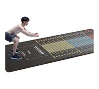 TGPSMDXKV Colchoneta de Salto de Longitud de pie, colchoneta de Salto de Longitud, Tabla de Pruebas físicas silenciosa para Gimnasio Escolar,300cmx90cm