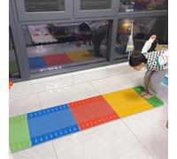TGPSMDXKV Colchoneta para Salto de Longitud de pie, colchoneta Larga de 2M/3M para Ejercicios de medición, colchoneta para Pruebas prácticas de Salto para Dormitorio Sala de Estar,Kids